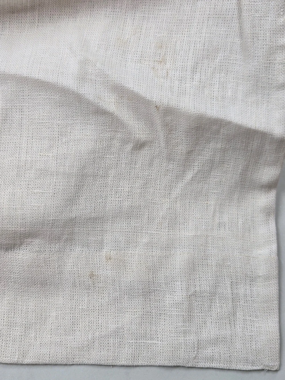 QUINCE Set Of 2 48x96 Heavyweight European Linen Blackout Curtains Sand 0139